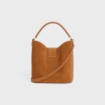 MEDIUM LOUISE BAG IN SUEDE CALFSKIN PECAN - Image 3